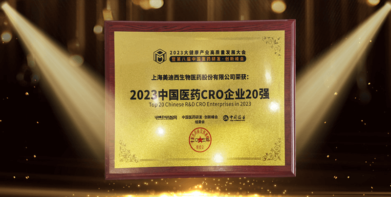 连续4年蝉联！w66国际·利来再登“2023中国医药CRO企业20强”榜